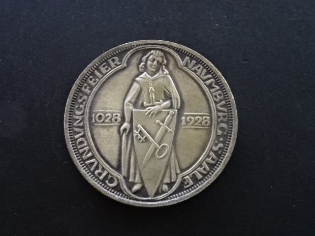 3 Reichsmark 1928 A Naumburg/Saale, J.333