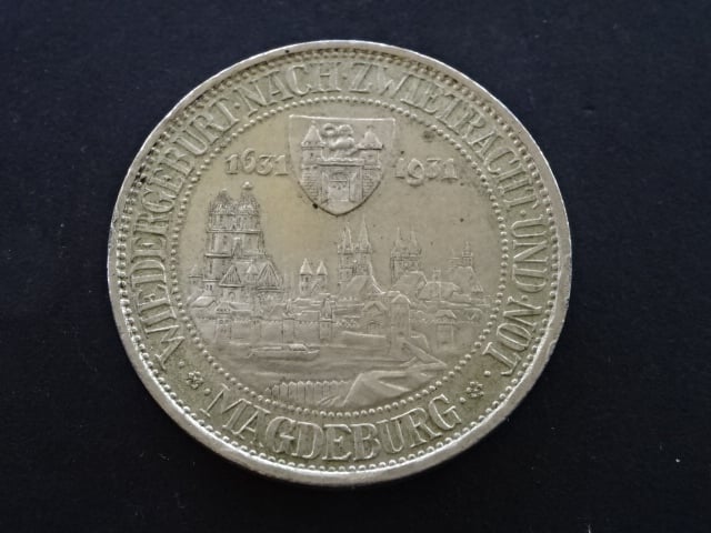3 Reichsmark 1931 A Magdeburg, J.347