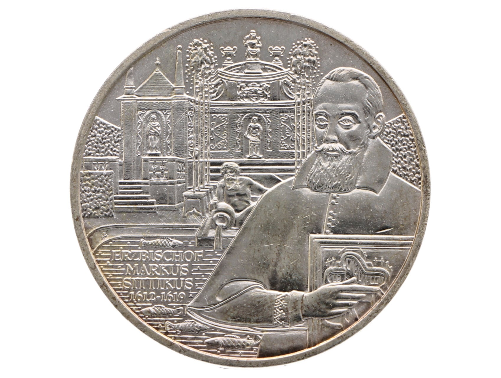 10 Euro 2004, zámek Hellbrunn, 0.925 Ag, 17,3g_