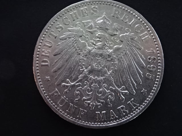 Sasko, Albert (1873-1902), 5 Mark 1895 E, J.125, KM. 1246