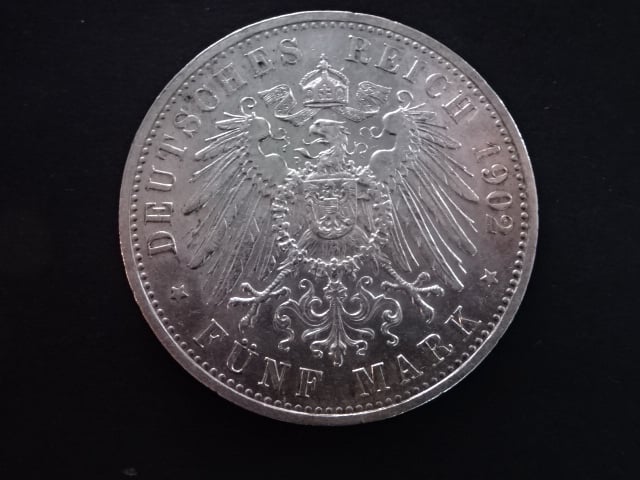 Bayern, Otto (1886-1913), 5 Mark 1902 D, J. 46, KM. 915