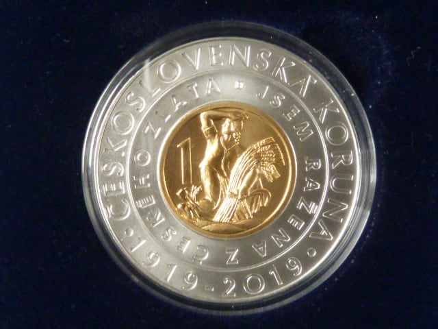 2000 Kč 2019 100.výročí zavedení československé měny