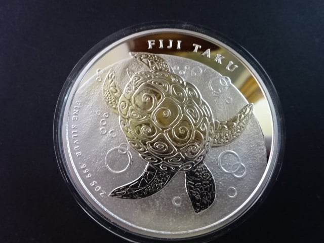 10 Dolar 2011 Fiji Taku, Ag .999, 5 OZ