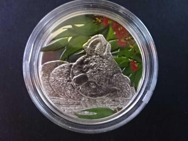 5 Dollars 2011 - Colors Panda, Ag  0,999, 1 OZ