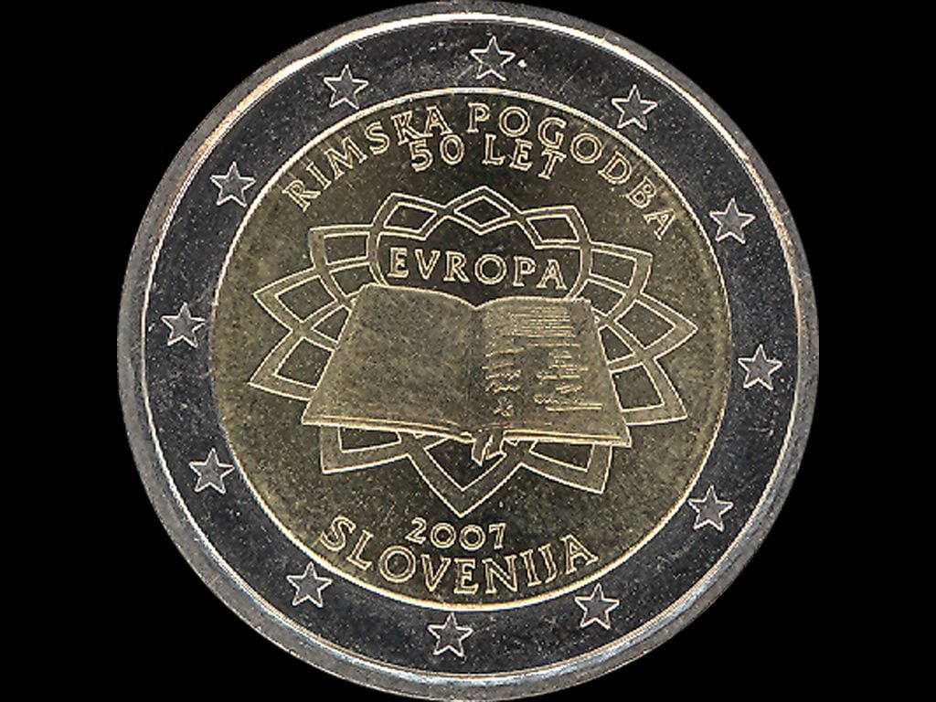 Slovinsko 2 EUR 2007 pamětní - SPOLEČNÉ VYDÁNÍ