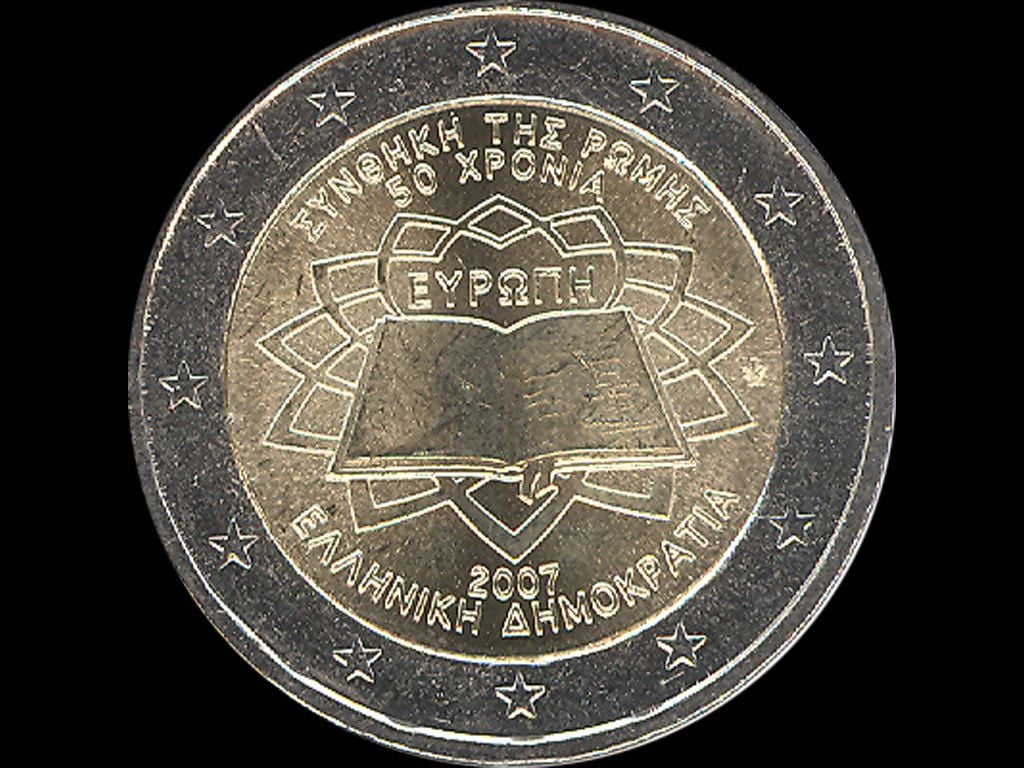 Řecko 2 EUR 2007 pamětní - SPOLEČNÉ VYDÁNÍ