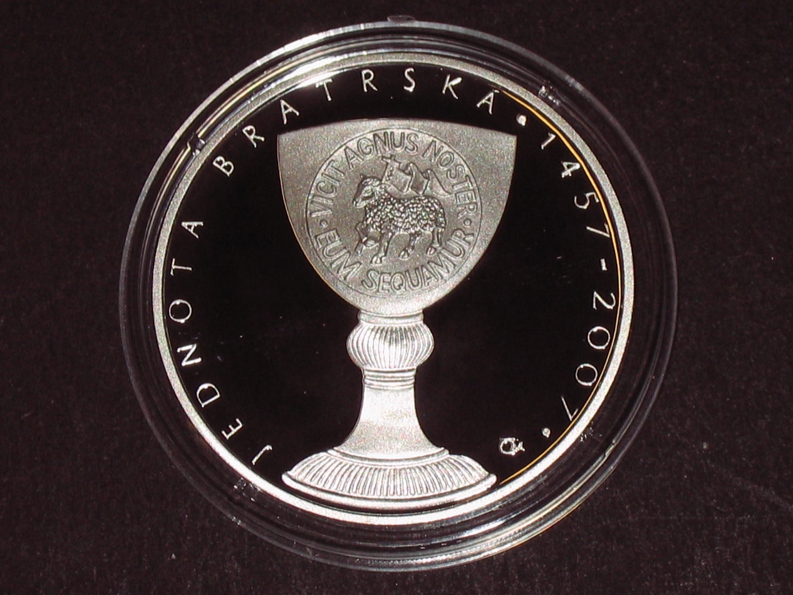 200 Kč 2007 550.výročí založení Jednoty bratrské