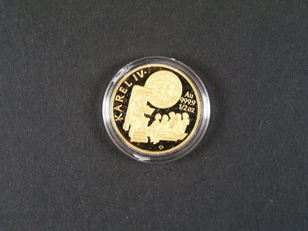 5000 Kč s motivem universita Karlova, 1998