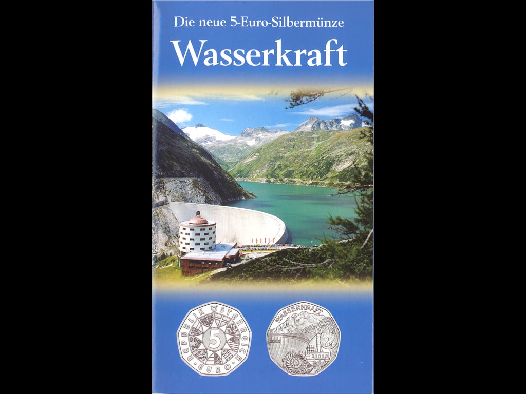 Rakousko 5 EUR 2003 Wasserkraft