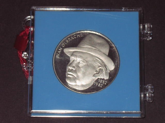 100 Kčs 1982 100.výročí I.Olbrachta