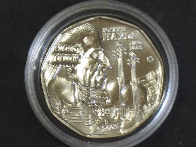 Rakousko 5 EUR 2009 Joseph Haydn