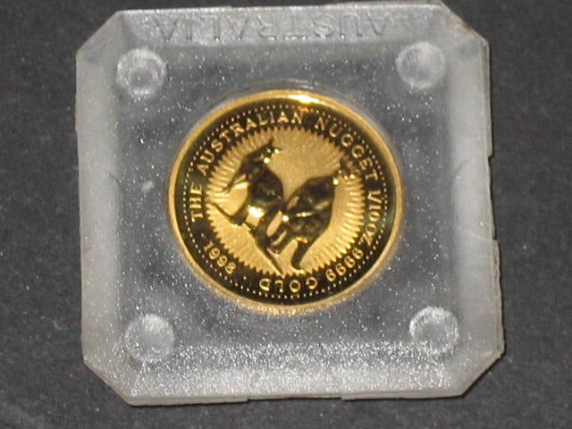 15 dolar 1998 - australský nuget Au 0.999, 3,11g