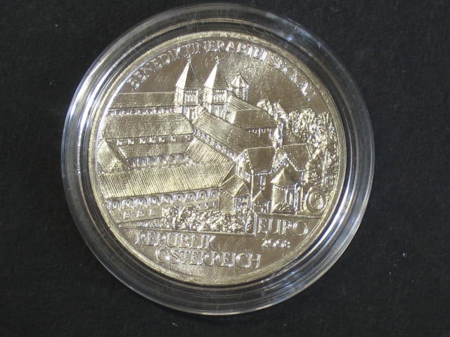 Rakousko 10 EUR 2008 Benediktinerabtei Seckau