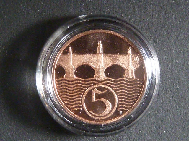 5 haléřů 1924 novoražba