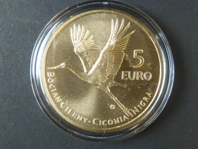 5 Euro 2023 Čáp