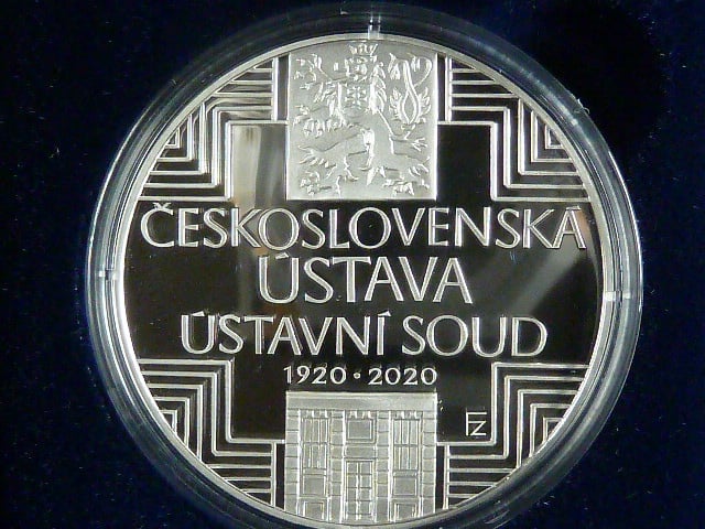 500 Kč 2020 100. výročí schválení československé ústavy a vzniku Ústavního soudu