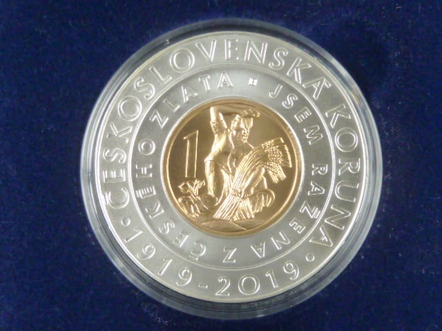 2000 Kč 2019 100.výročí zavedení československé měny