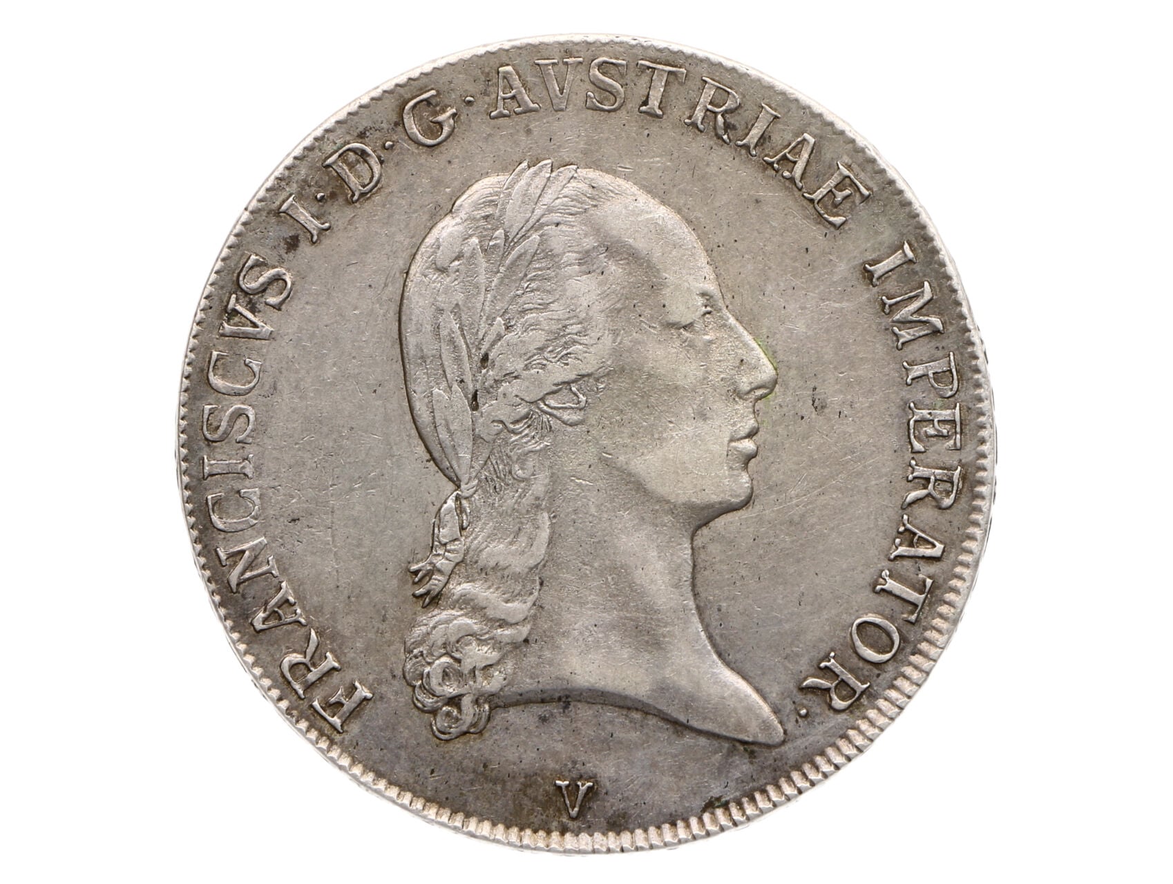 Tolar konvenční 1818 V, mincovna Benátky_