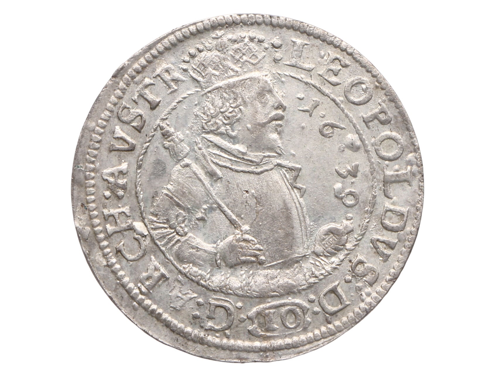10 Krejcar 1630, mincovna Hall_