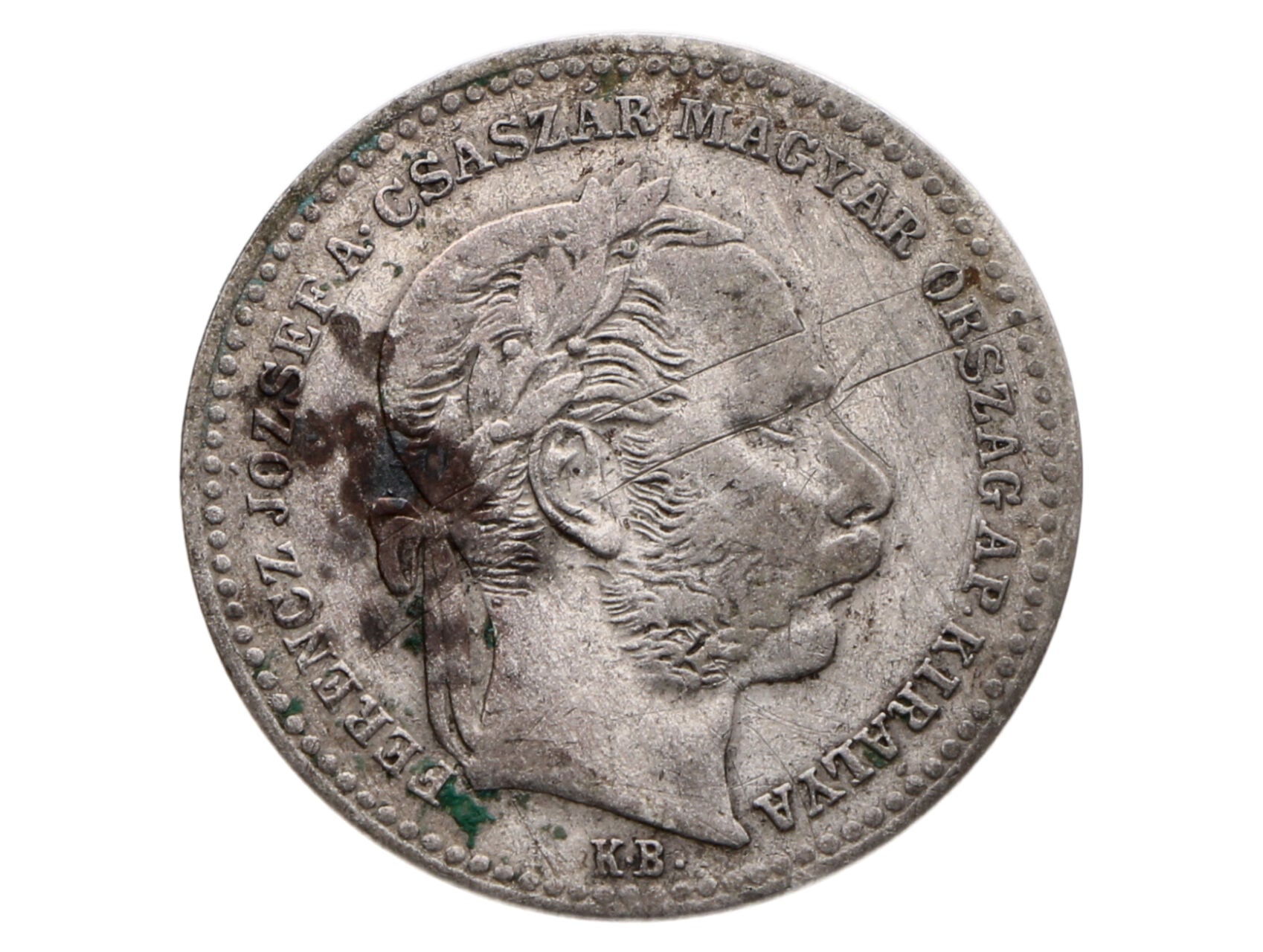 20 Krejcar 1868 K.B._