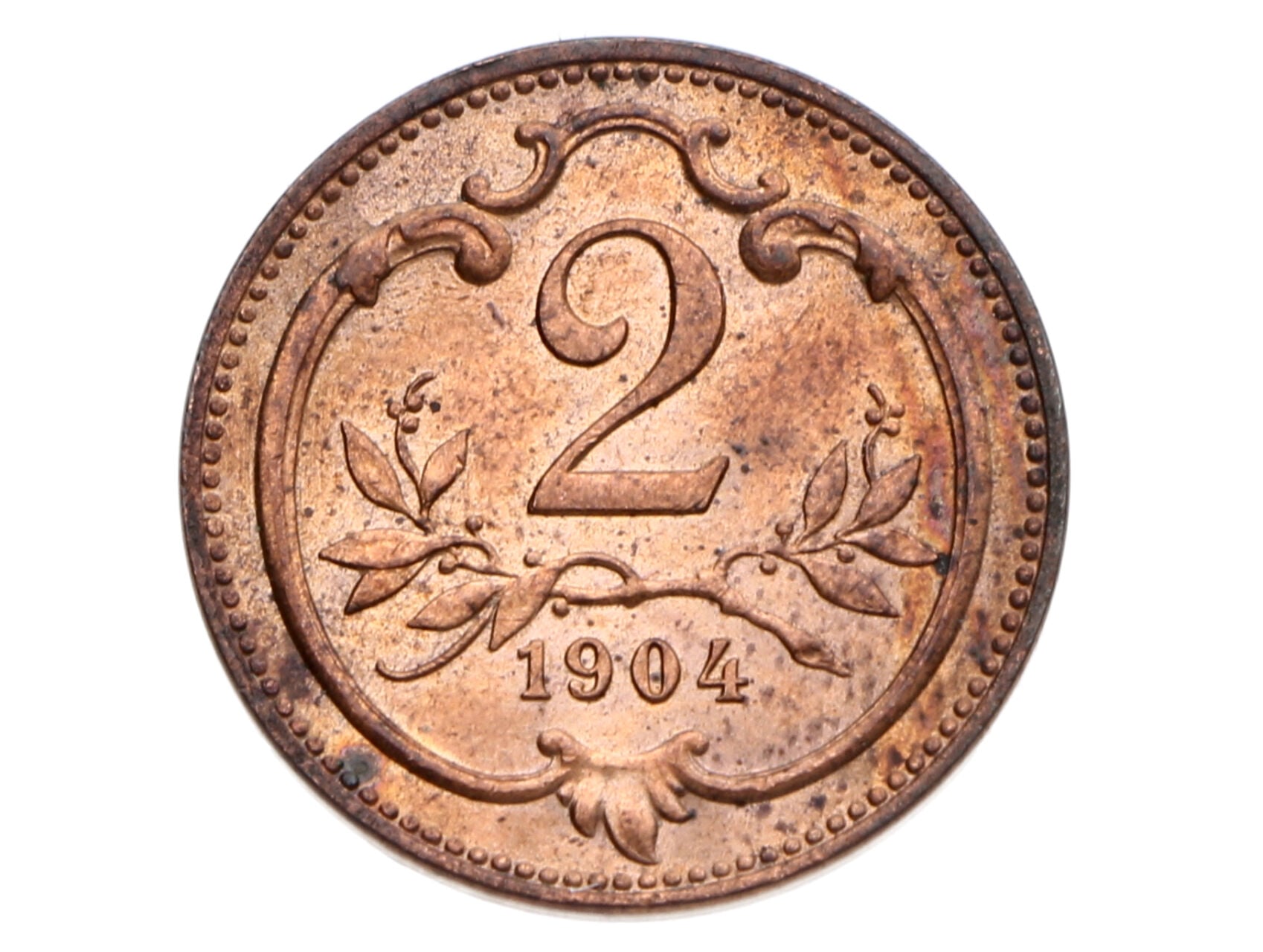 2 Haléř 1904_