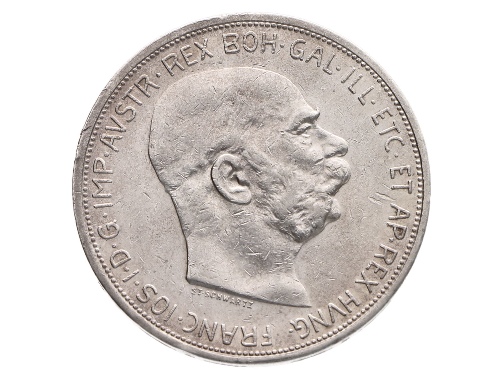 5 Korona 1909, Velká hlava - Schwartz_