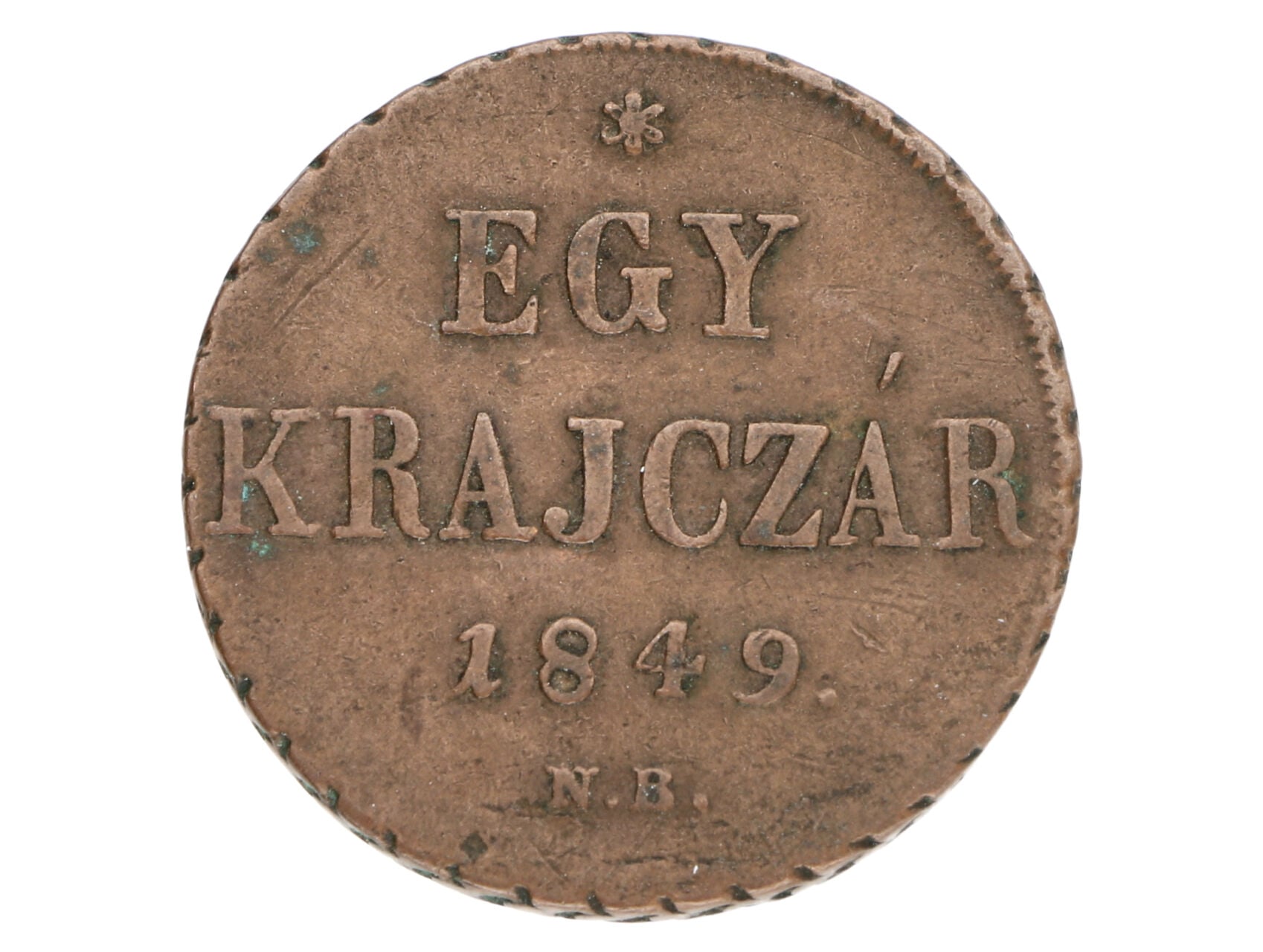 Egy Krajcár 1849 N.B., Revoluční ražba_