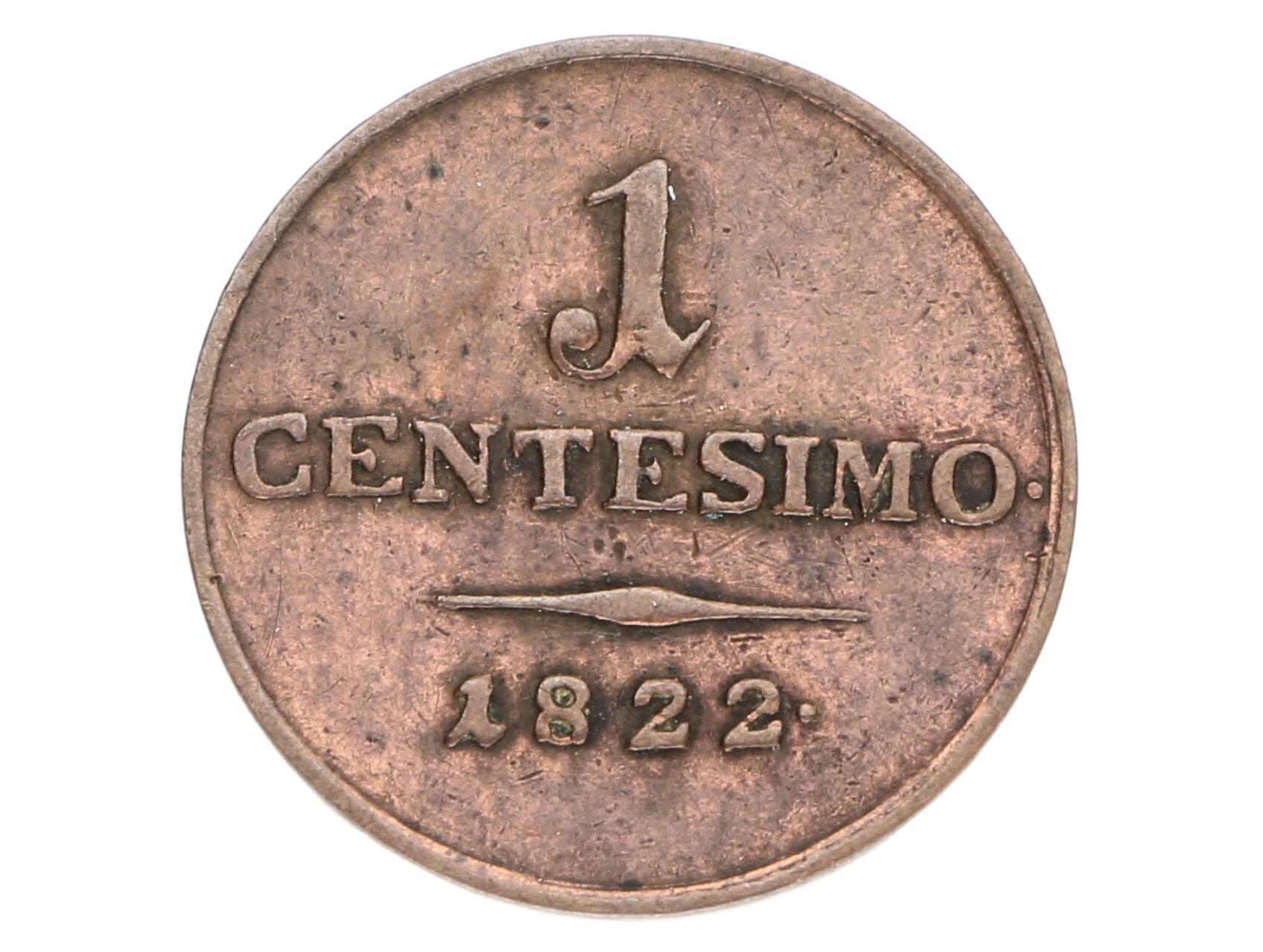 1 Centesimo 1822V_