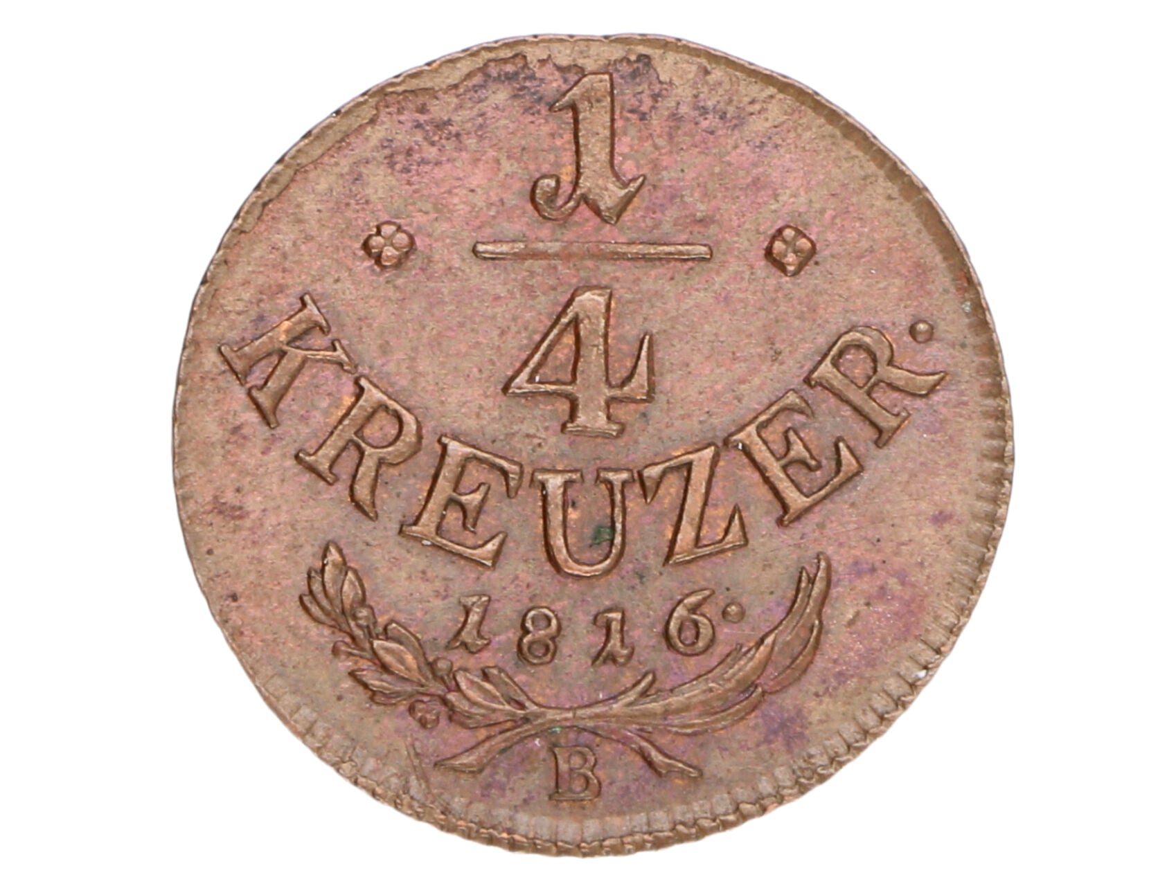 1/4 Krejcaru 1816B_