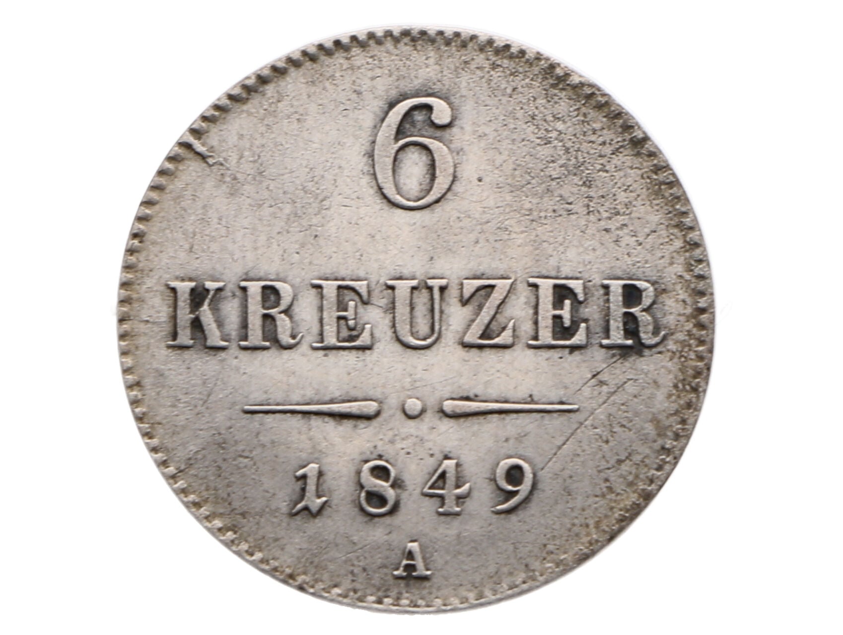 6 Krejcar 1849 A_