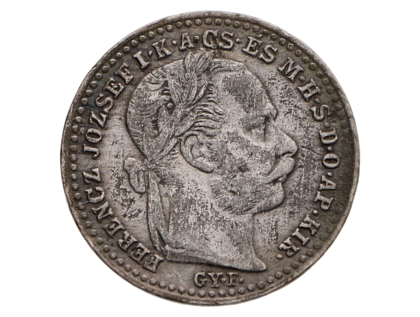 10 Krejcar 1871 G.Y.F_
