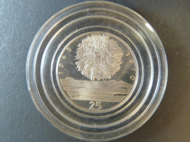25 Kčs 1970, 25.výročí osvobození ČSR