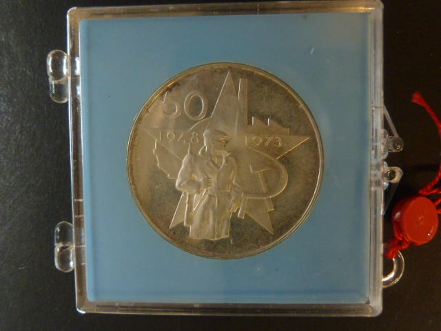 50 Kčs 1973, 25. výročí Vítězného února