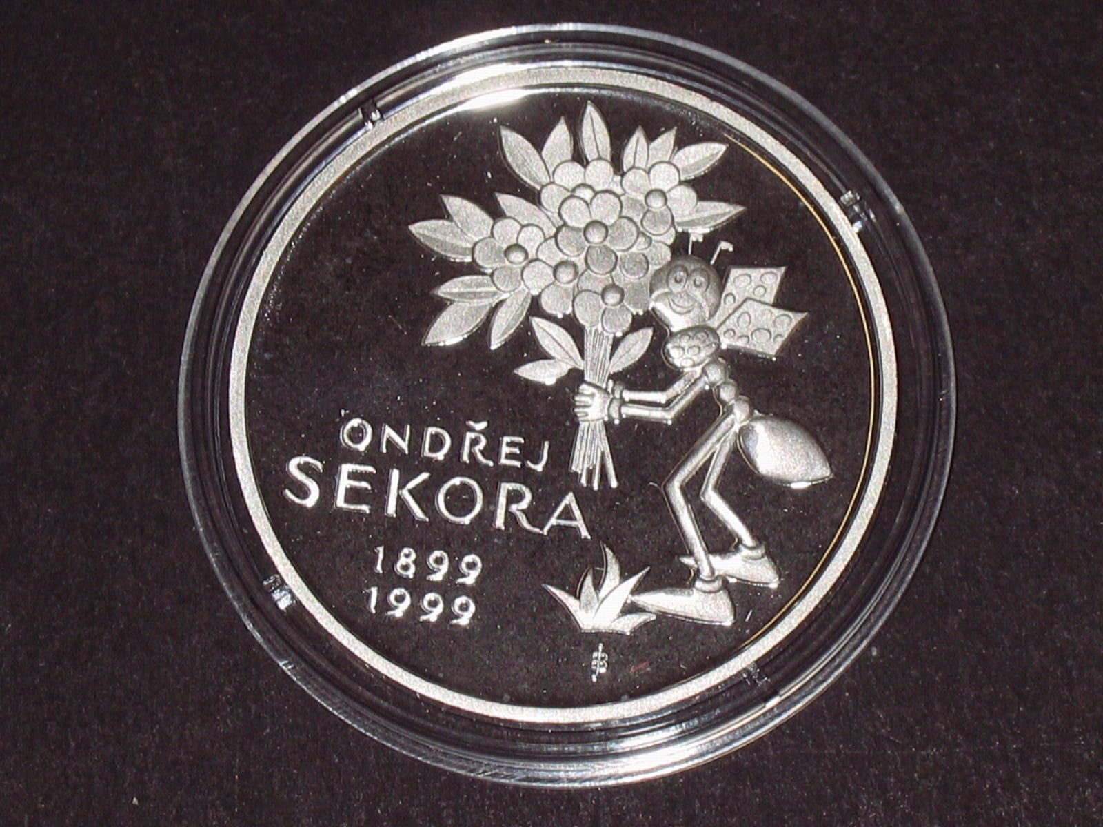 200 Kč 1999, Ondřej Sekora, certifikát, bezvadná kvalita