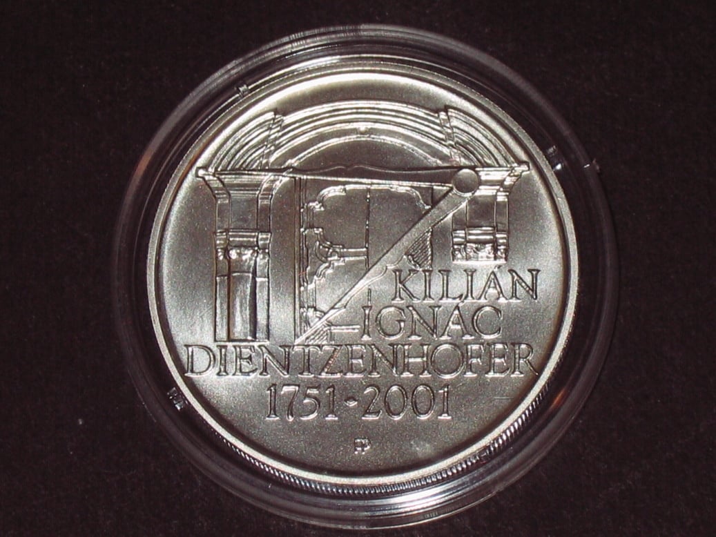 200 Kč 2001, K.I.Dientzenhofer