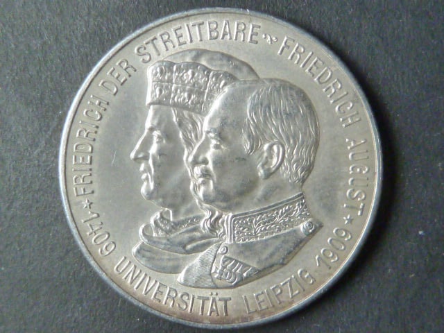 Sasko, Friedrich August III.(1904-1918), 2 Mark 1909 E, J.138
