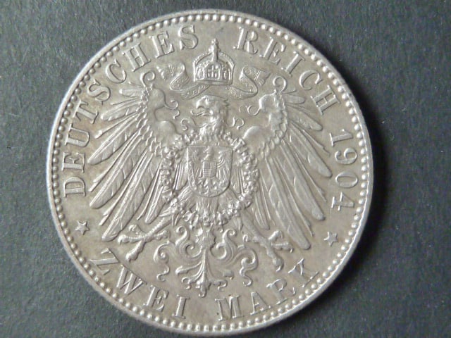 Sasko, Georg (1902-1904), 2 Mark 1904 E, J.132