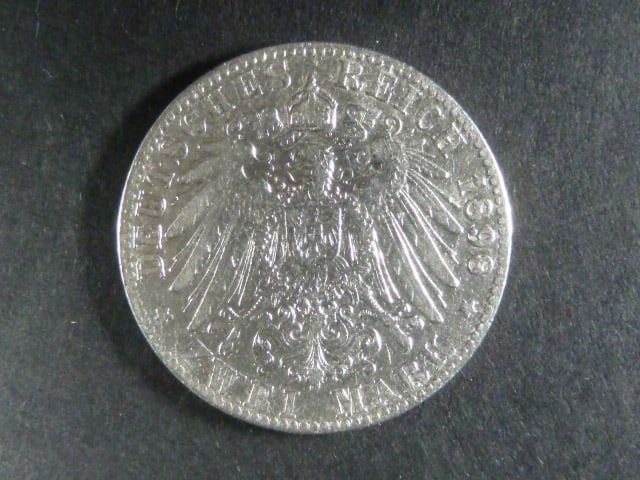 Hamburk, 2 Mark 1898 J, J.63