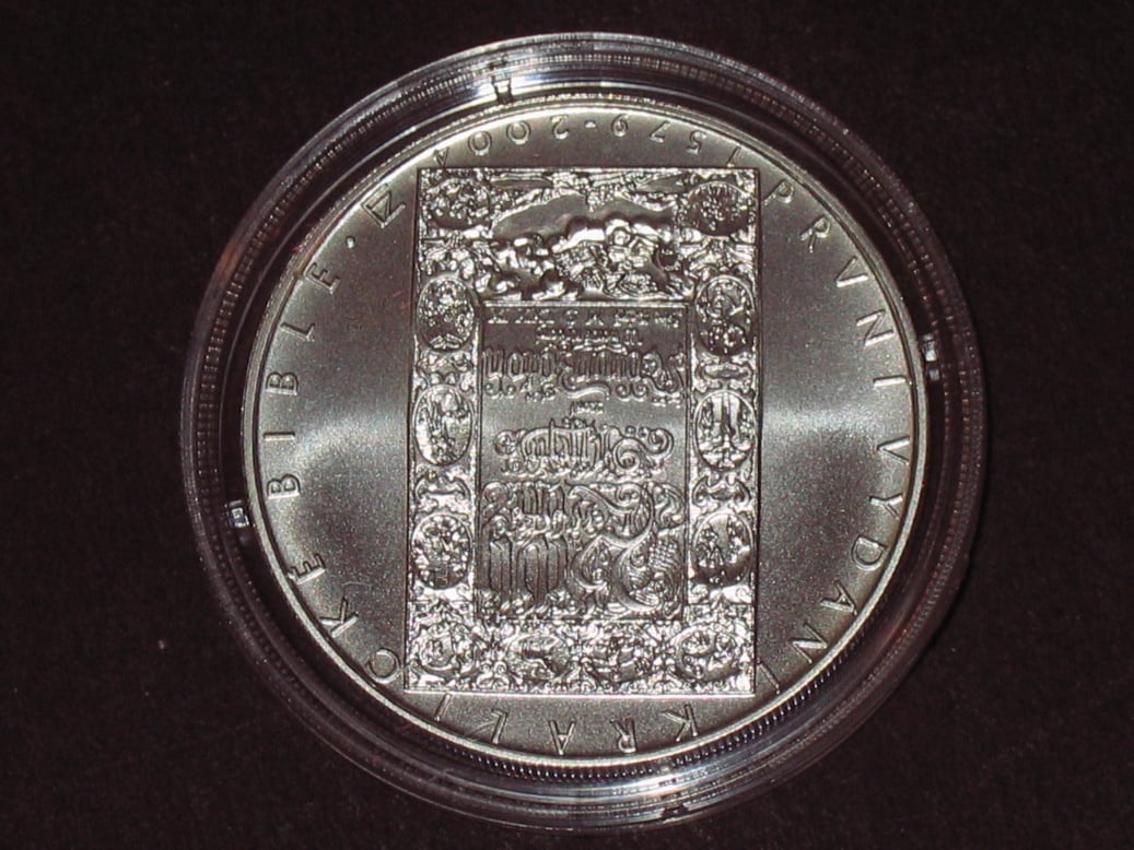 200 Kč 2004, 425.výročí prvního dne vydání Kralické bible