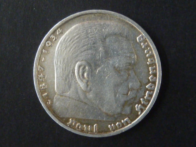 5 Reichsmark 1936 J, J.360