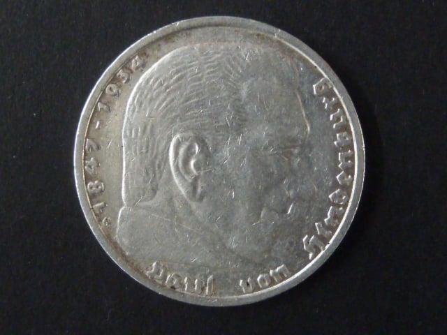 5 Reichsmark 1935 G, J.360