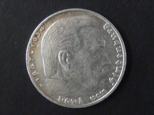 5 Reichsmark 1935 D, J.360