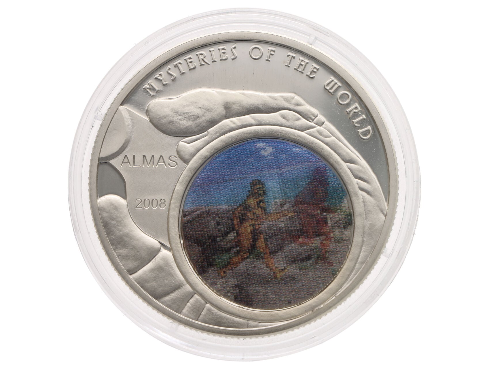 500 Tugriků 2008 - Sněžný můž, 0.925 Ag, 25g, náklad 2500ks, bez etue a certifikátu_