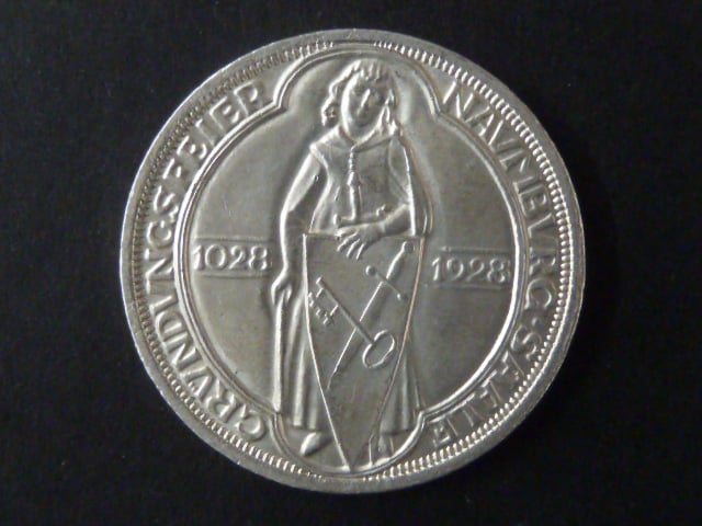 3 Reichsmark 1928 A Naumburg, J.333