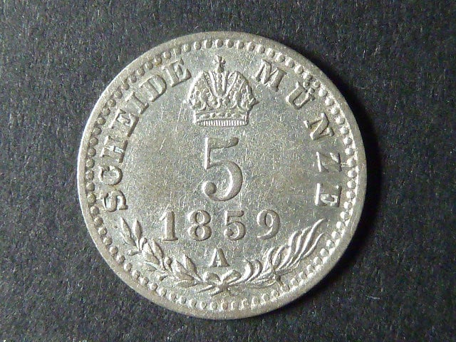 5 Krejcar 1859 A