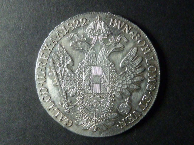 1 Tolar konvenční 1822 A