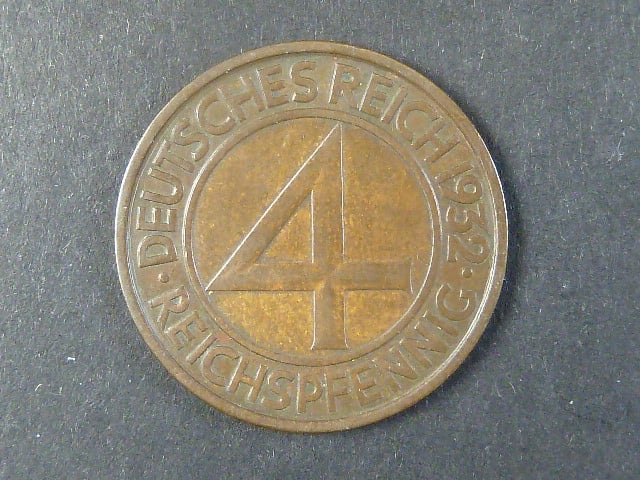 4 Reichspfennig 1932 E, J.315
