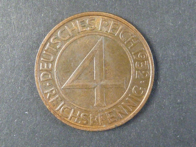 4 Reichspfennig 1932 A, J.315