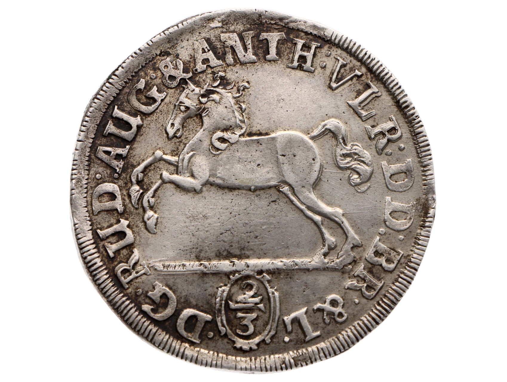 Rudolf August und Anton Ulrich 1685-1704 - 24 Mariengroschen (2/3 Thaler) 1695 HCH_