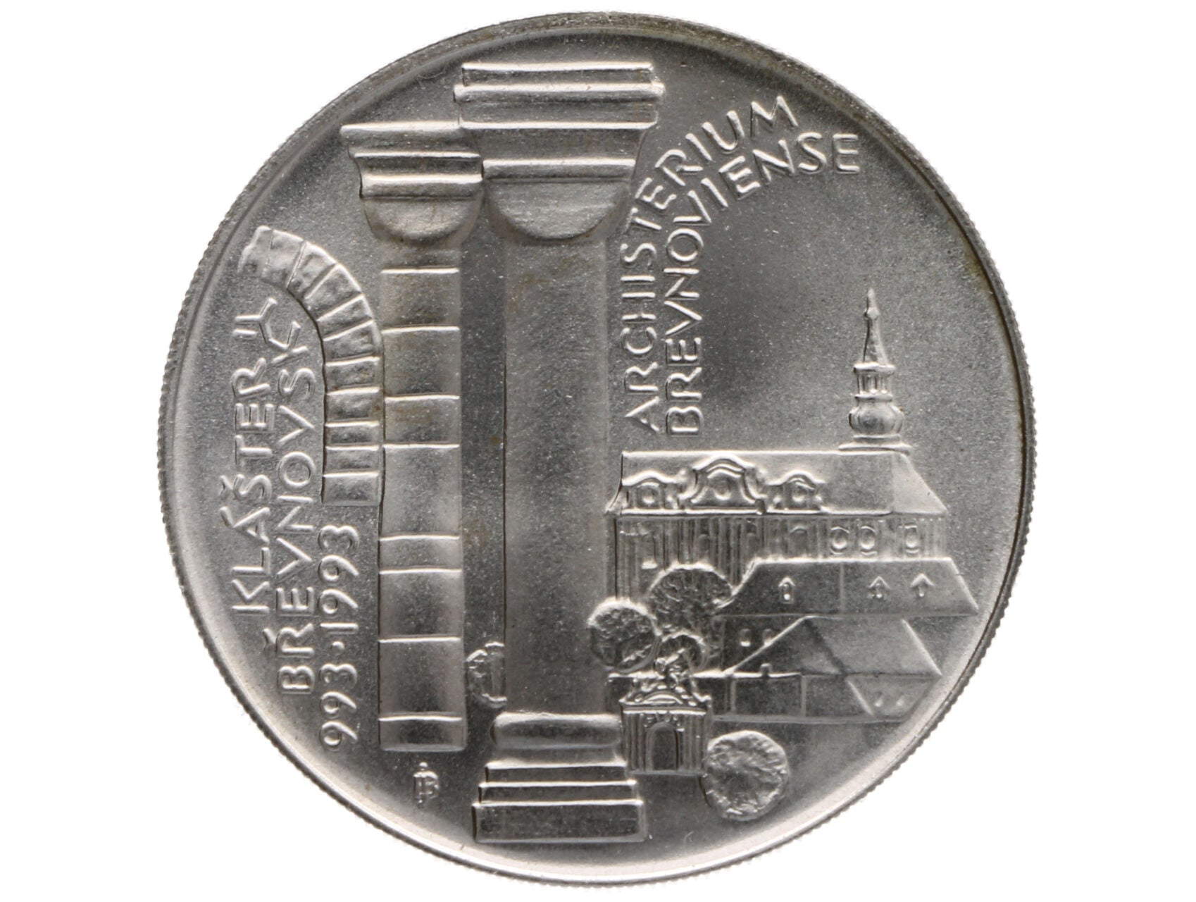 100Kčs 1993, 1000. výročí založení Břevnovského kláštěra v Praze_